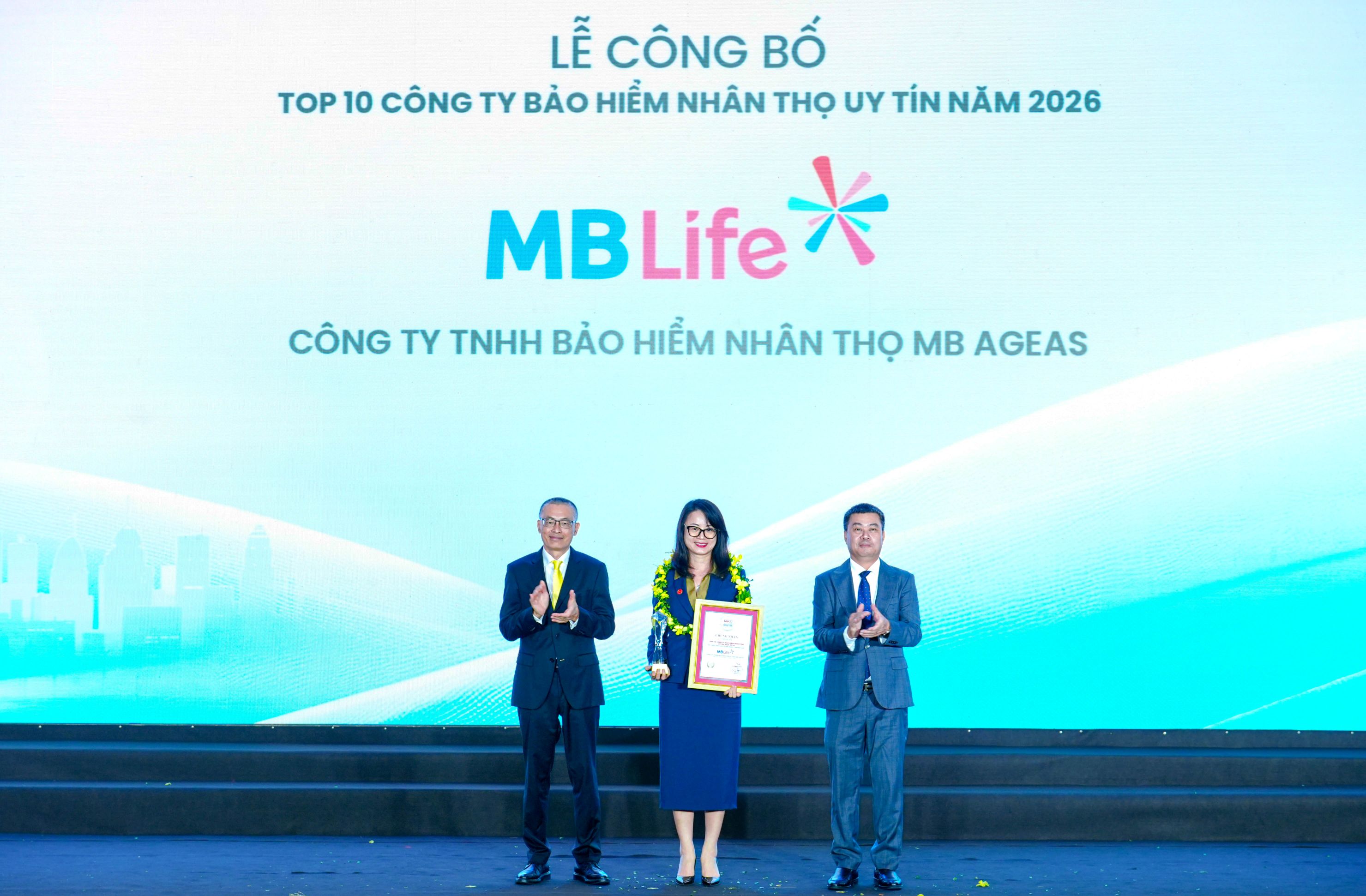MB Life 5 năm liên tiếp góp mặt trong Top 10 công ty bảo hiểm nhân thọ uy tín